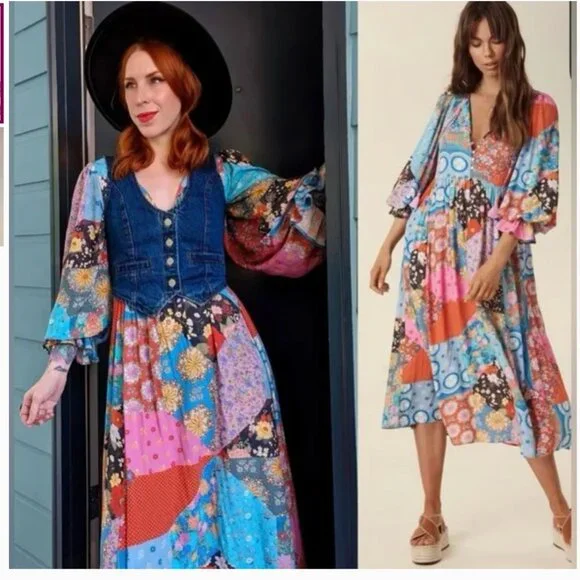 Spell Cha Cha Bohemian Midi Dress - Picture 1 of 7